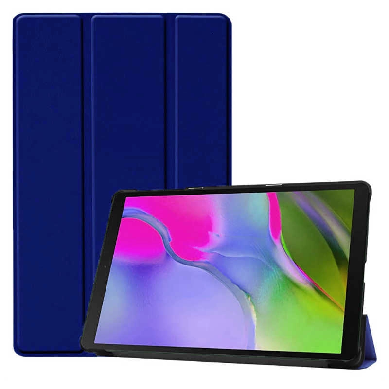 iPad Uyumlu 10.2 (8.Nesil) Zore Smart Kapak Standlı 1-1 Kılıf-Lacivert