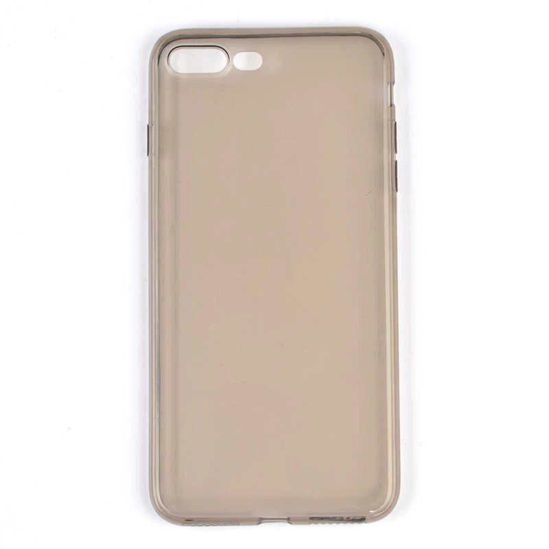 iPhone Uyumlu 8 Plus Kılıf Zore İmax Silikon-Füme