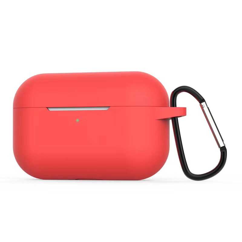 Airpods Uyumlu Pro Kılıf Zore Airbag Silikon-Kırmızı