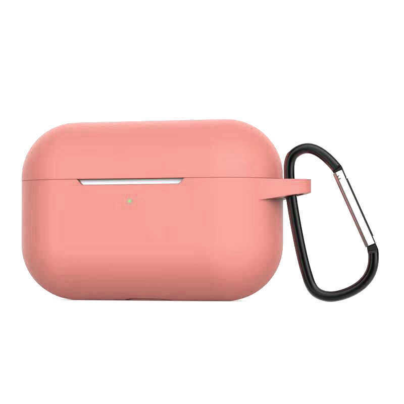 Airpods Uyumlu Pro Kılıf Zore Airbag Silikon-Pembe