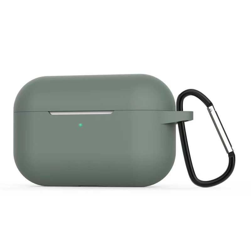 Airpods Uyumlu Pro Kılıf Zore Airbag Silikon-Yeşil