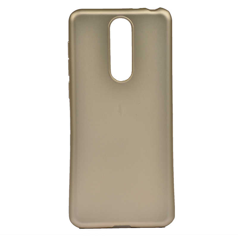 Alcatel 3 2019 Kılıf Zore Premier Silikon Kapak-Gold