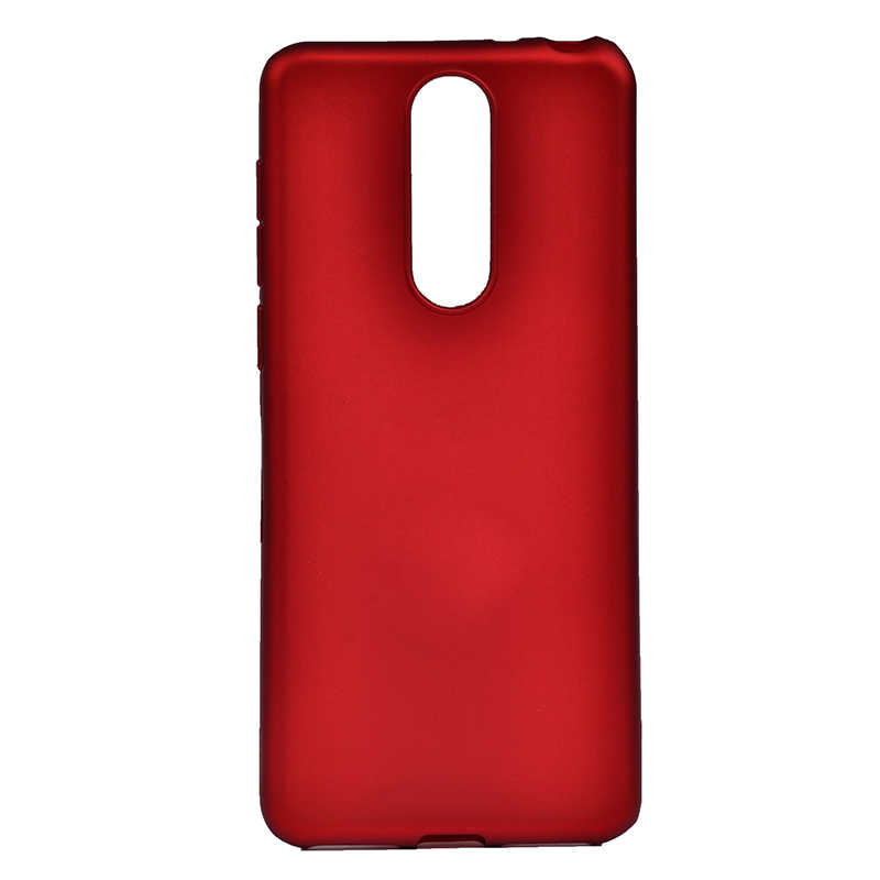 Alcatel 3 2019 Kılıf Zore Premier Silikon Kapak-Kırmızı