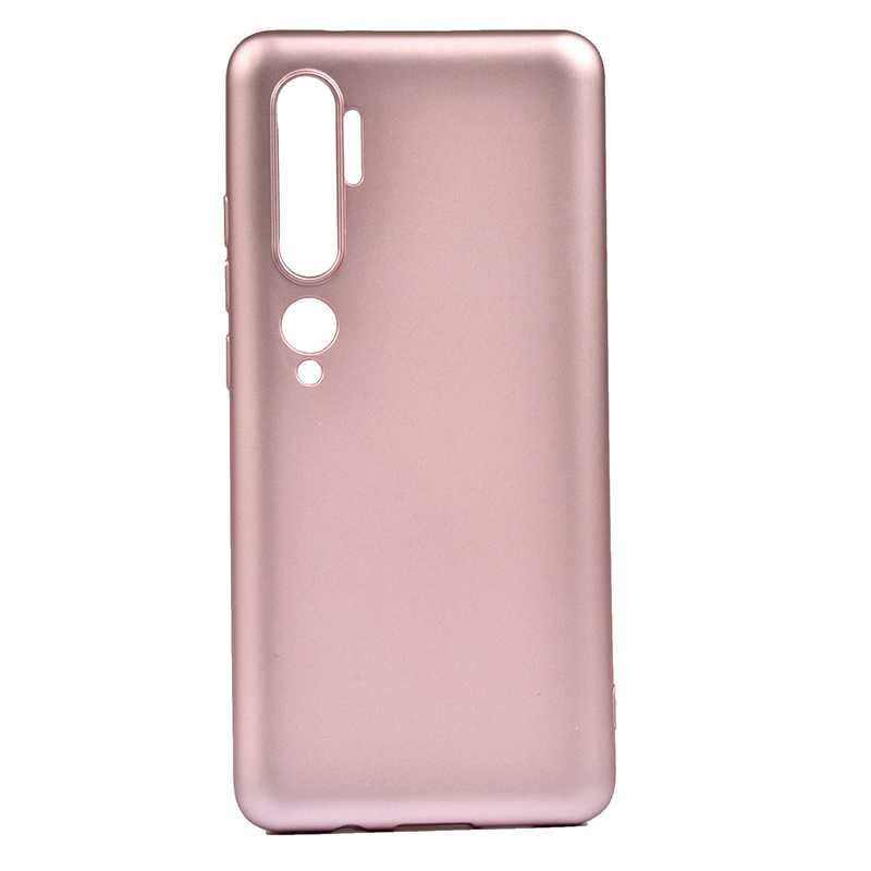 Xiaomi Uyumlu  Mi Note 10 Kılıf Zore Premier Silikon Kapak-Rose gold