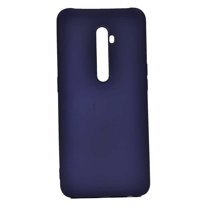 Oppo Reno 2 Kılıf Zore Premier Silikon Kapak-Lacivert