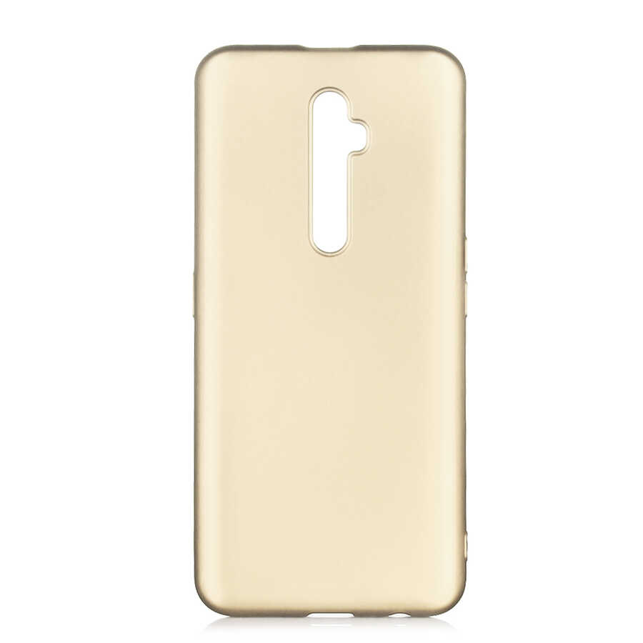 Oppo Reno 2Z Kılıf Zore Premier Silikon Kapak-Gold