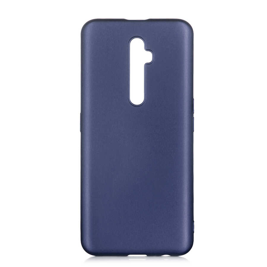 Oppo Reno 2Z Kılıf Zore Premier Silikon Kapak-Lacivert