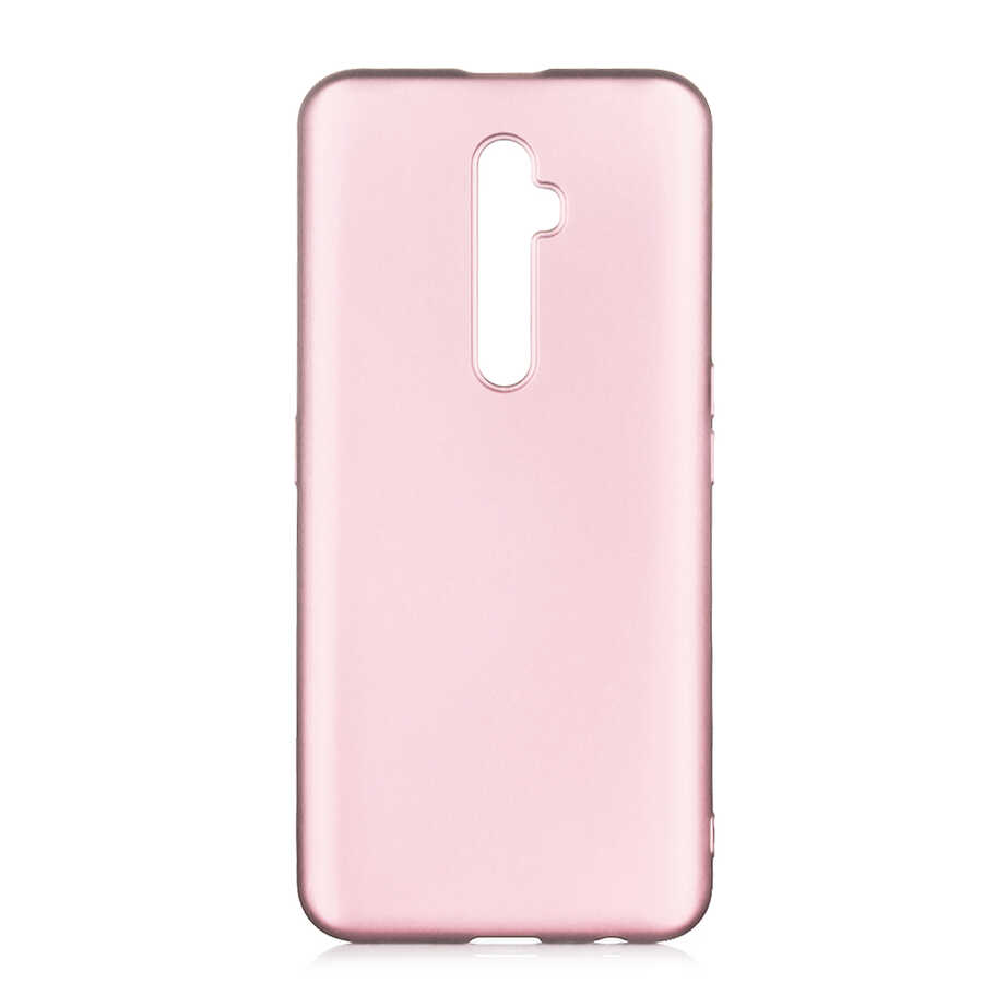 Oppo Reno 2Z Kılıf Zore Premier Silikon Kapak-Rose gold