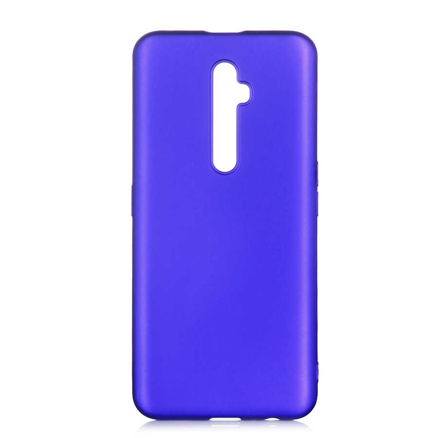 Oppo Reno 2Z Kılıf Zore Premier Silikon Kapak-Saks mavi
