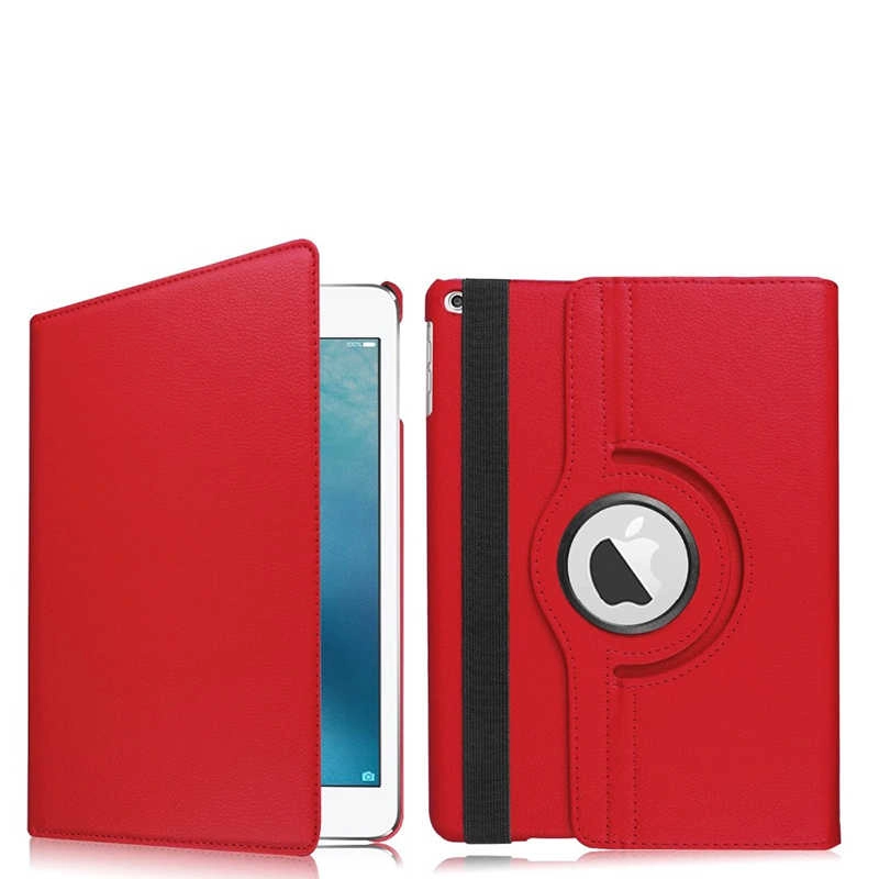 iPad Uyumlu 10.2 (8.Nesil) Zore Dönebilen Standlı Kılıf-Kırmızı