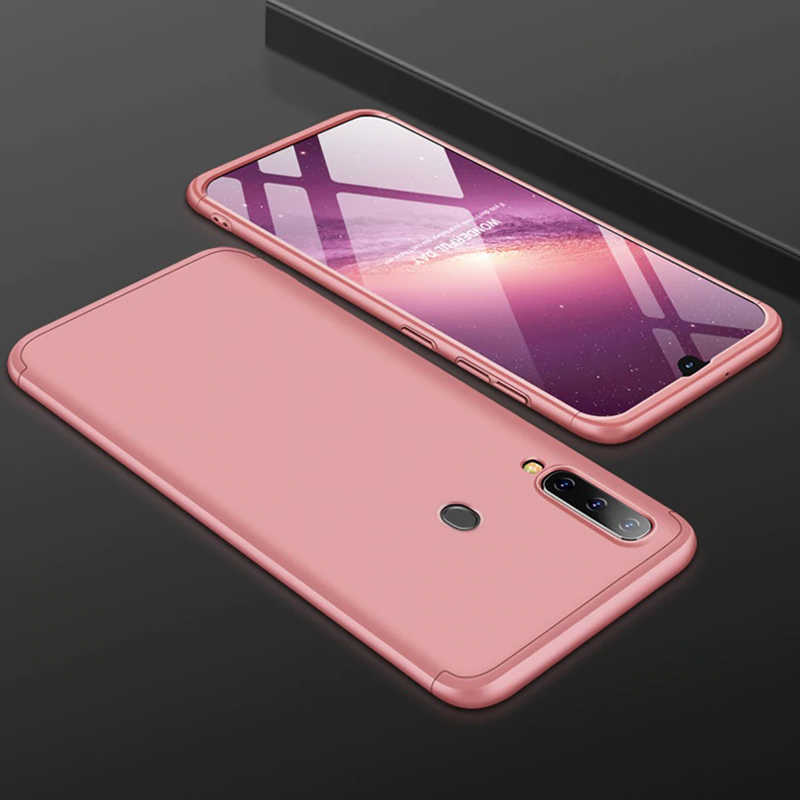 Galaxy Uyumlu A20S Kılıf Zore Ays Kapak-Rose gold