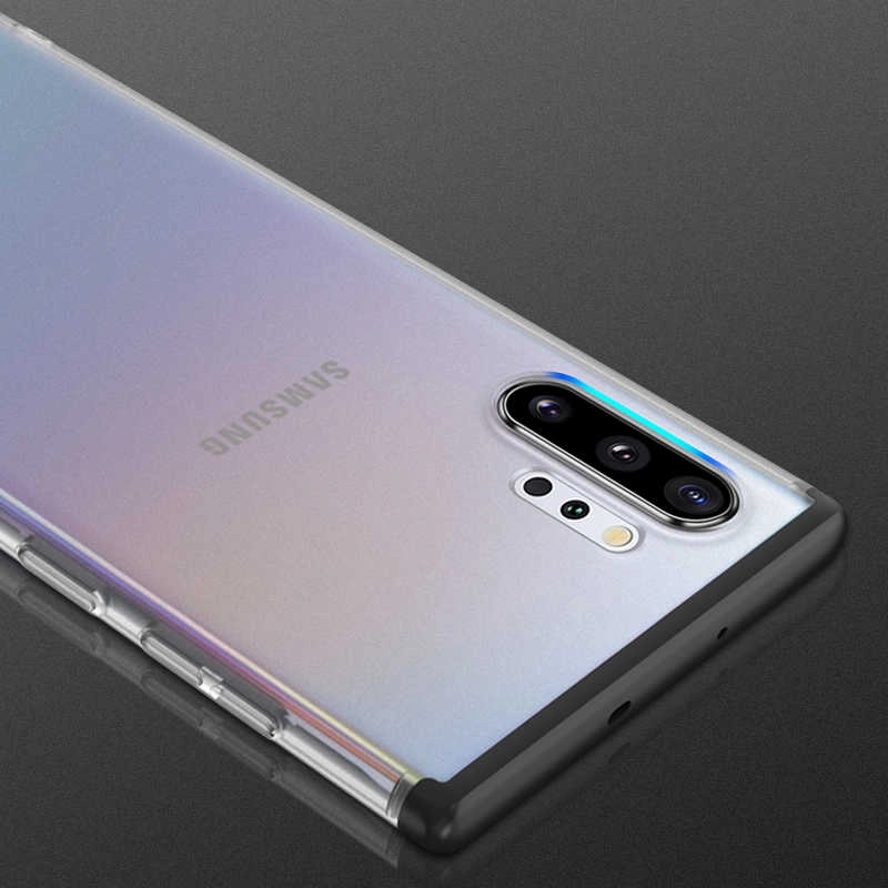 Galaxy Uyumlu Note 10 Plus Kılıf Zore Nili Kapak-Kırmızı