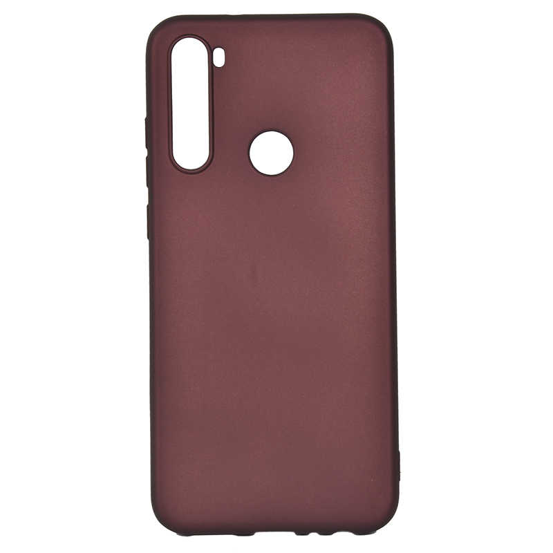 Xiaomi Uyumlu  Redmi Note 8T Kılıf Zore Premier Silikon Kapak-Mürdüm