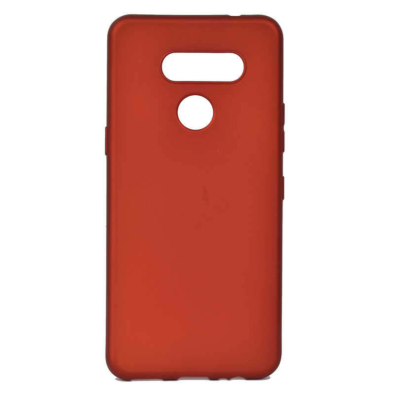 LG K50S Kılıf Zore Premier Silikon Kapak-Kırmızı