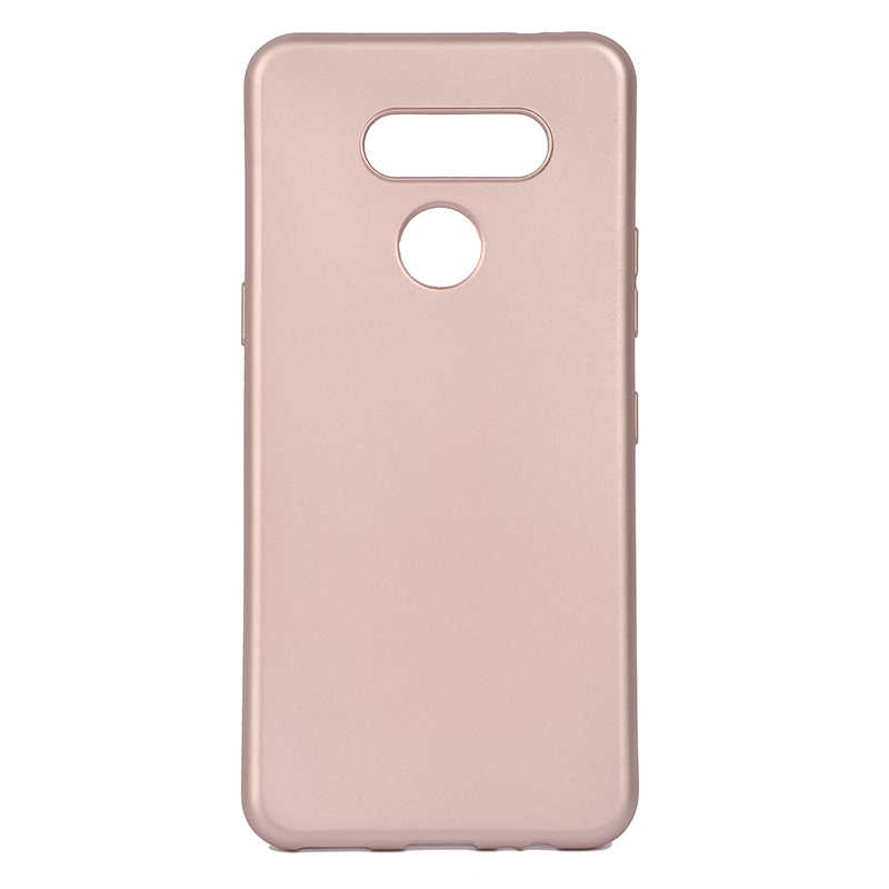 LG K50S Kılıf Zore Premier Silikon Kapak-Rose gold