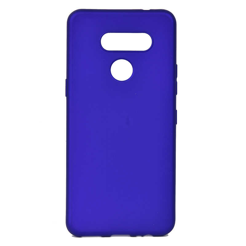 LG K50S Kılıf Zore Premier Silikon Kapak-Saks mavi