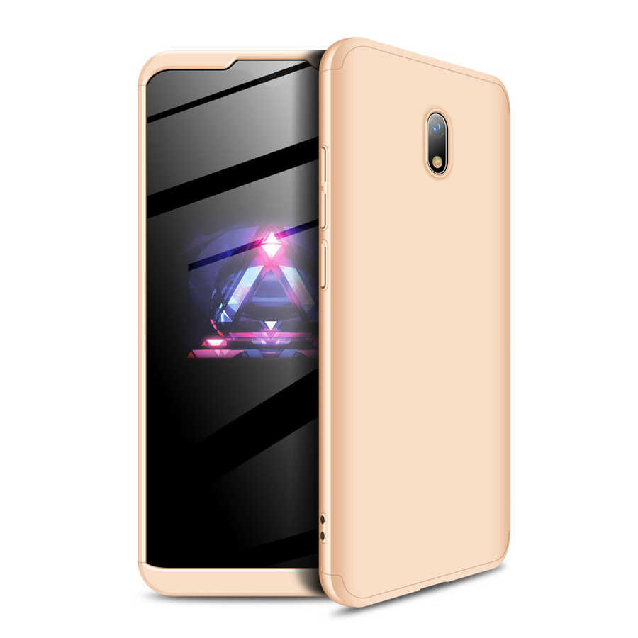 Xiaomi Uyumlu  Redmi 8A Kılıf Zore Ays Kapak-Gold