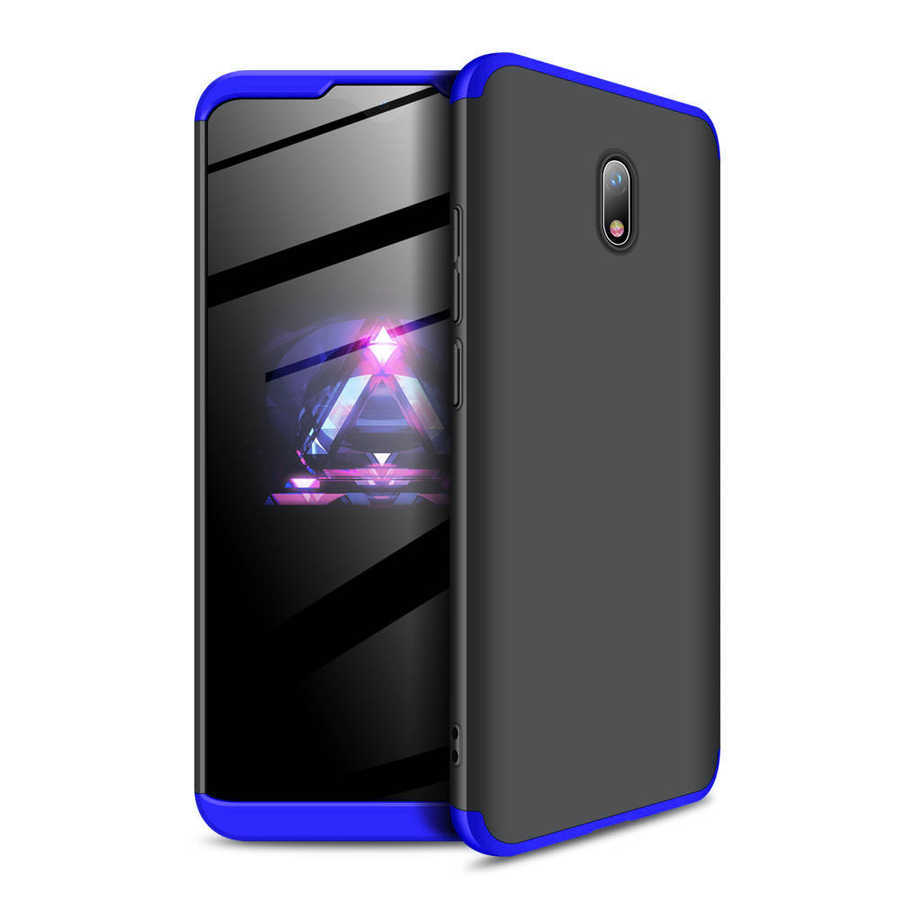 Xiaomi Uyumlu  Redmi 8A Kılıf Zore Ays Kapak-Siyah-mavi