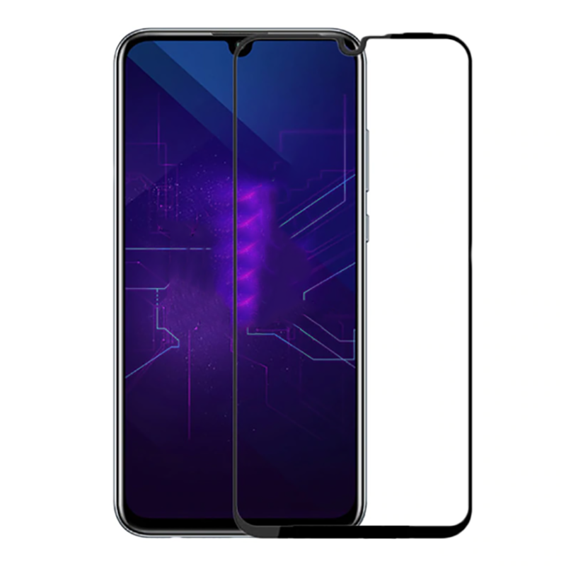 Huawei Uyumlu Honor 20 Lite Zore Kenarları Kırılmaya Dayanıklı Cam Ekran Koruyucu