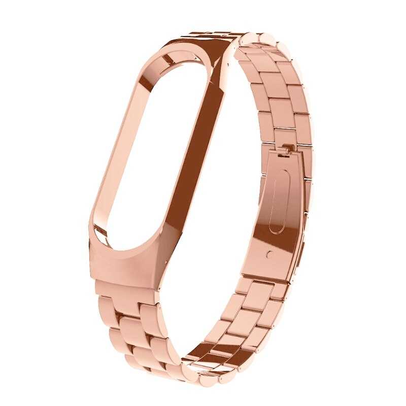 Xiaomi Uyumlu  Mi Band 4 KRD-05 Metal Kordon-Gold