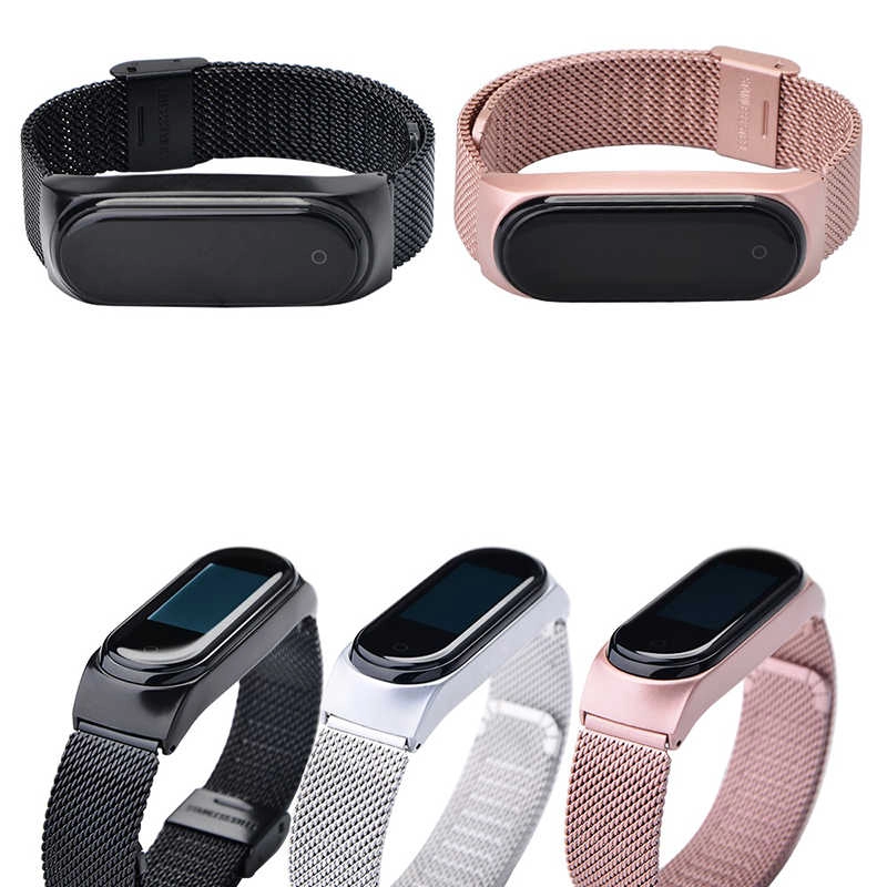 Xiaomi Uyumlu  Mi Band 3 KRD-06 Metal Kordon