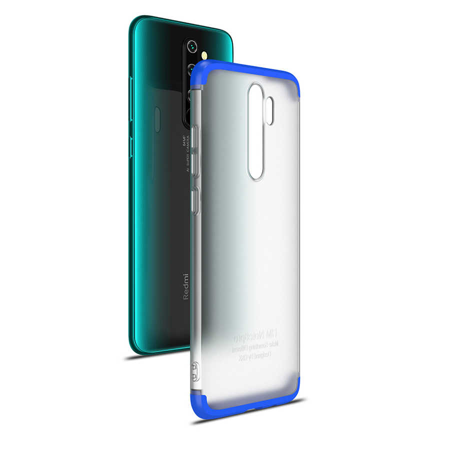 Xiaomi Uyumlu  Redmi Note 8 Pro Kılıf Zore Nili Kapak-Mavi