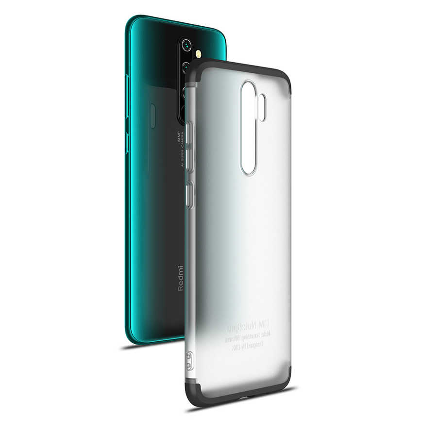 Xiaomi Uyumlu  Redmi Note 8 Pro Kılıf Zore Nili Kapak-Siyah