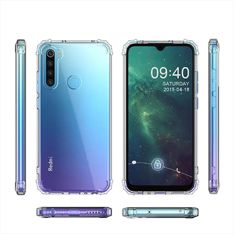 Xiaomi Uyumlu  Redmi Note 8T Kılıf Zore Nitro Toz Korumalı Shock Silikon