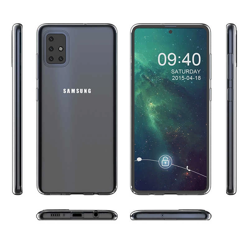 Galaxy Uyumlu A51 Kılıf Zore Süper Silikon Kapak
