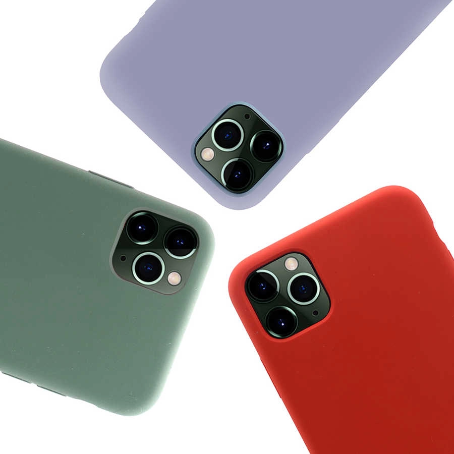 iPhone Uyumlu 11 Pro Max Kılıf Zore Silk Silikon