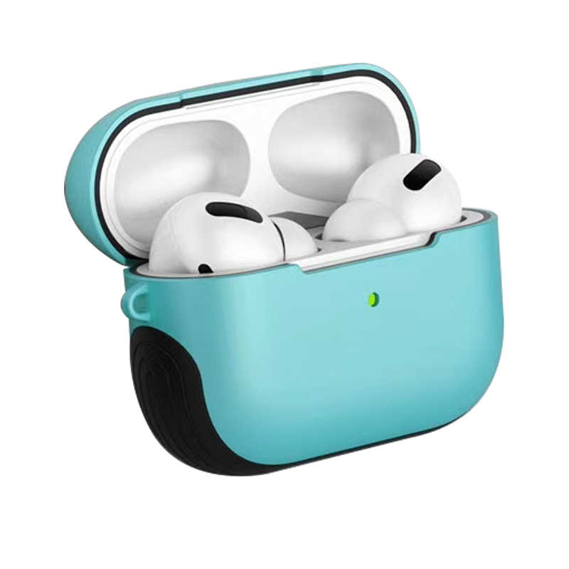 Airpods Uyumlu Pro Kılıf Zore Shockproof Silikon-Turkuaz