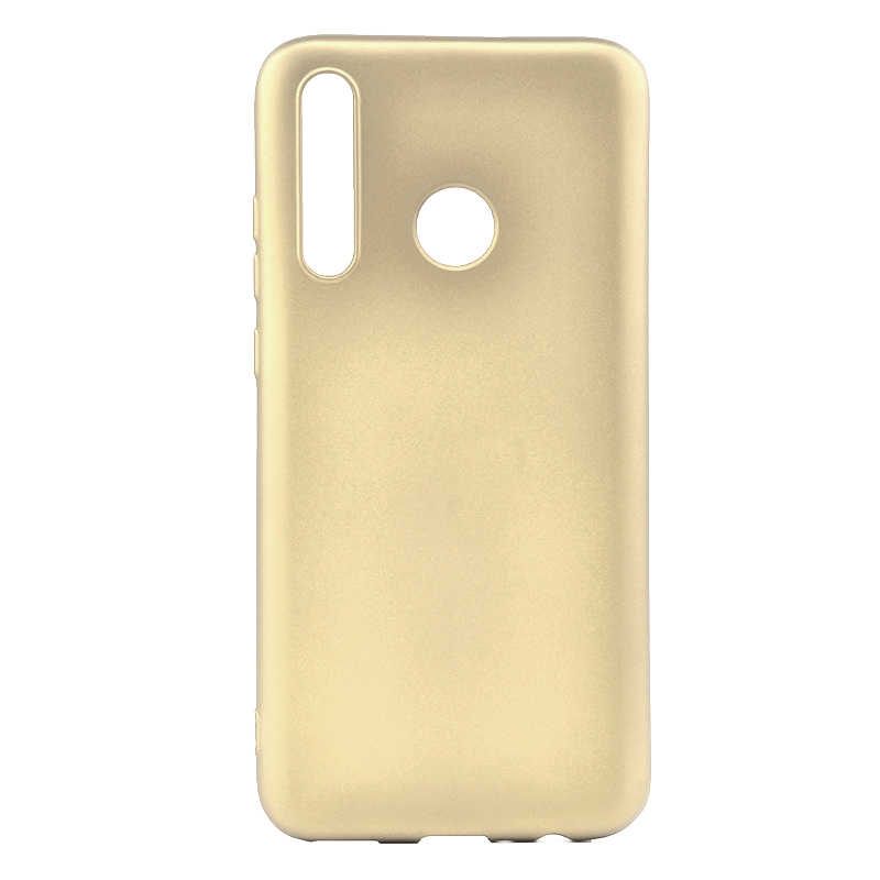 Huawei Uyumlu Honor 20 Lite Kılıf Zore Premier Silikon Kapak-Gold