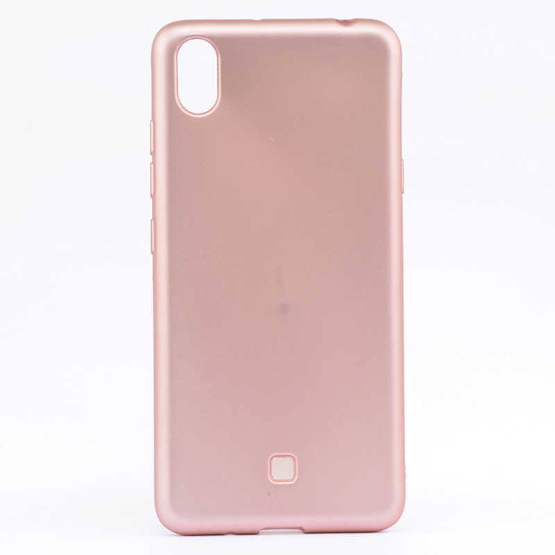 LG K20 2019 Kılıf Zore Premier Silikon Kapak-Rose gold
