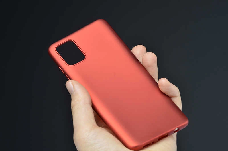 Galaxy Uyumlu A71 Kılıf Zore Premier Silikon Kapak