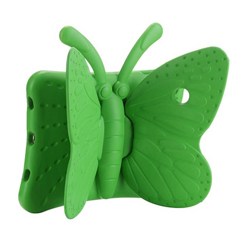 iPad Uyumlu Mini 1 Zore Butterfly Standlı Tablet Kılıf-Yeşil