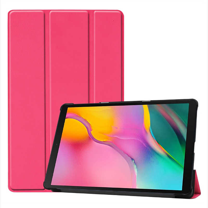 Galaxy Uyumlu Tab A 8.0 (2019) T290 Zore Smart Kapak Standlı 1-1 Kılıf-Pembe