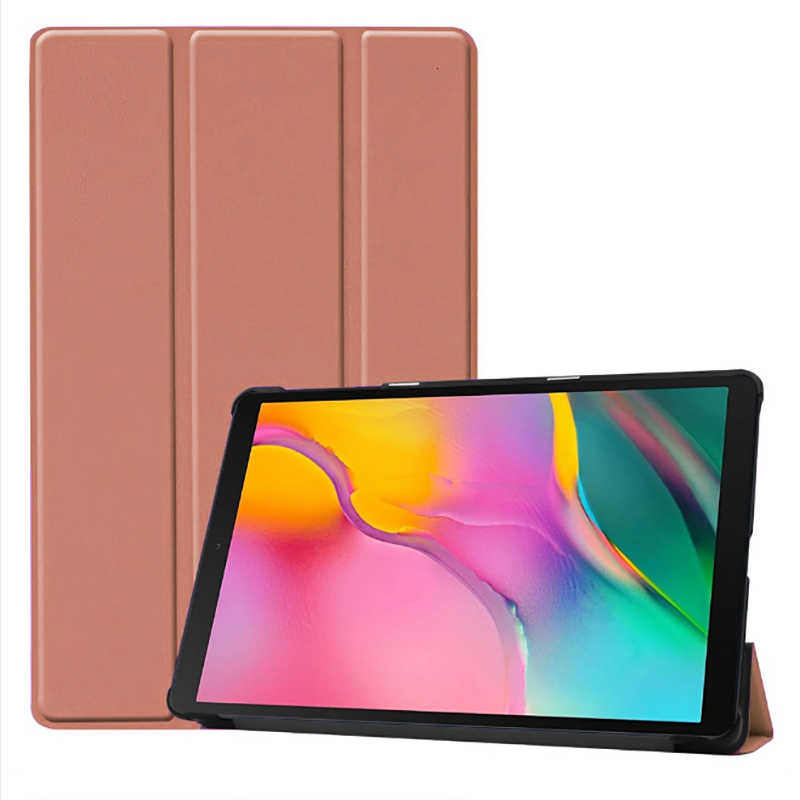 Galaxy Uyumlu Tab A 8.0 (2019) T290 Zore Smart Kapak Standlı 1-1 Kılıf-Rose gold
