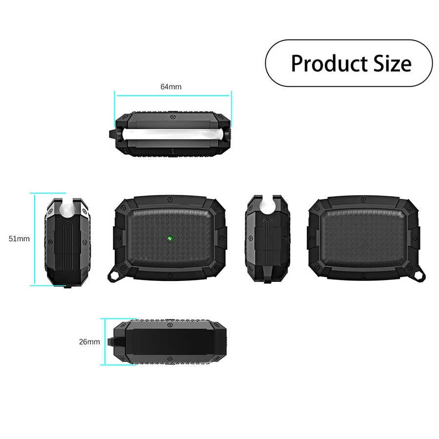 Airpods Uyumlu Pro Kılıf Zore Airbag 10 Silikon