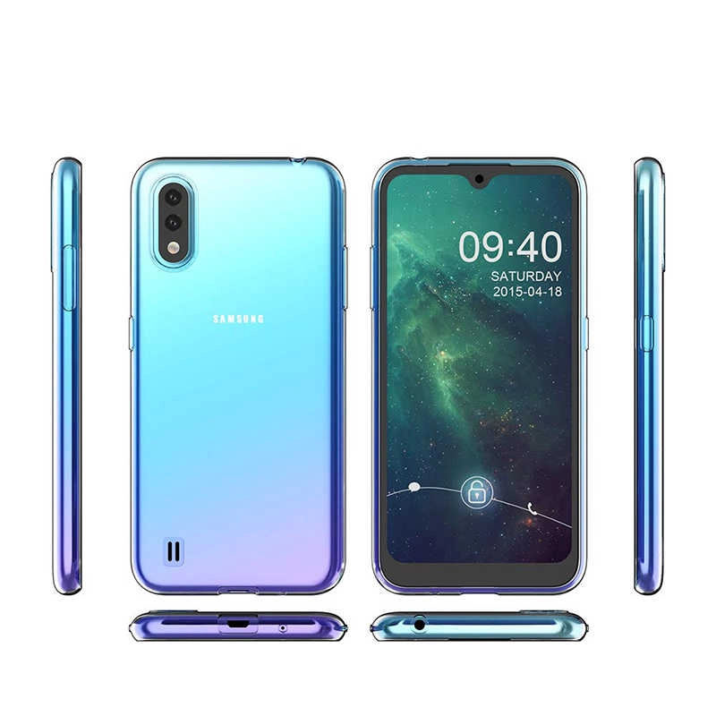 Galaxy Uyumlu A01 Kılıf Zore Süper Silikon Kapak
