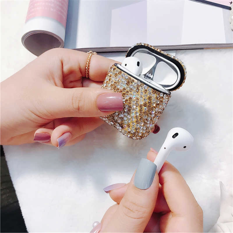 Airpods Uyumlu Kılıf Zore Diamond Silikon
