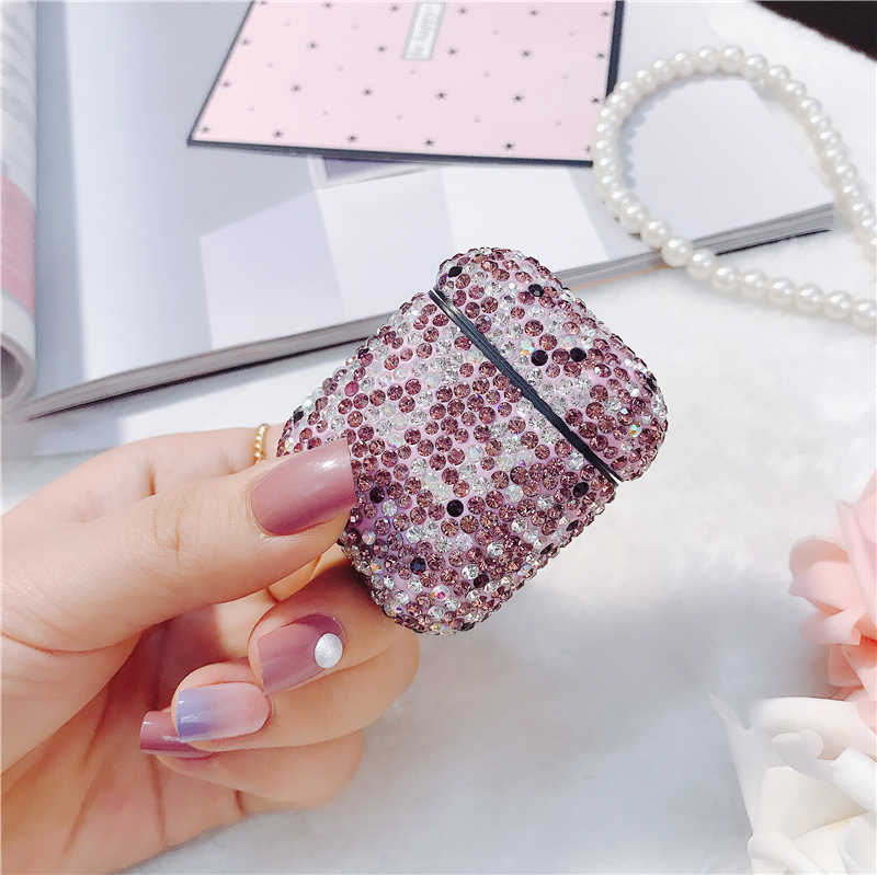 Airpods Uyumlu Kılıf Zore Diamond Silikon-No2