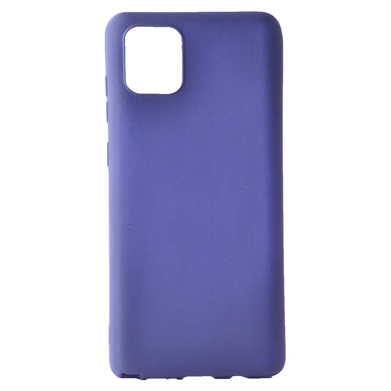 Galaxy Uyumlu A91 (S10 Lite) Kılıf Zore Premier Silikon Kapak-Lacivert