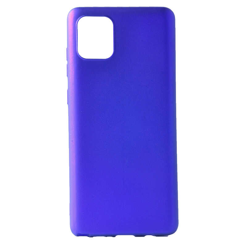Galaxy Uyumlu A91 (S10 Lite) Kılıf Zore Premier Silikon Kapak-Saks mavi