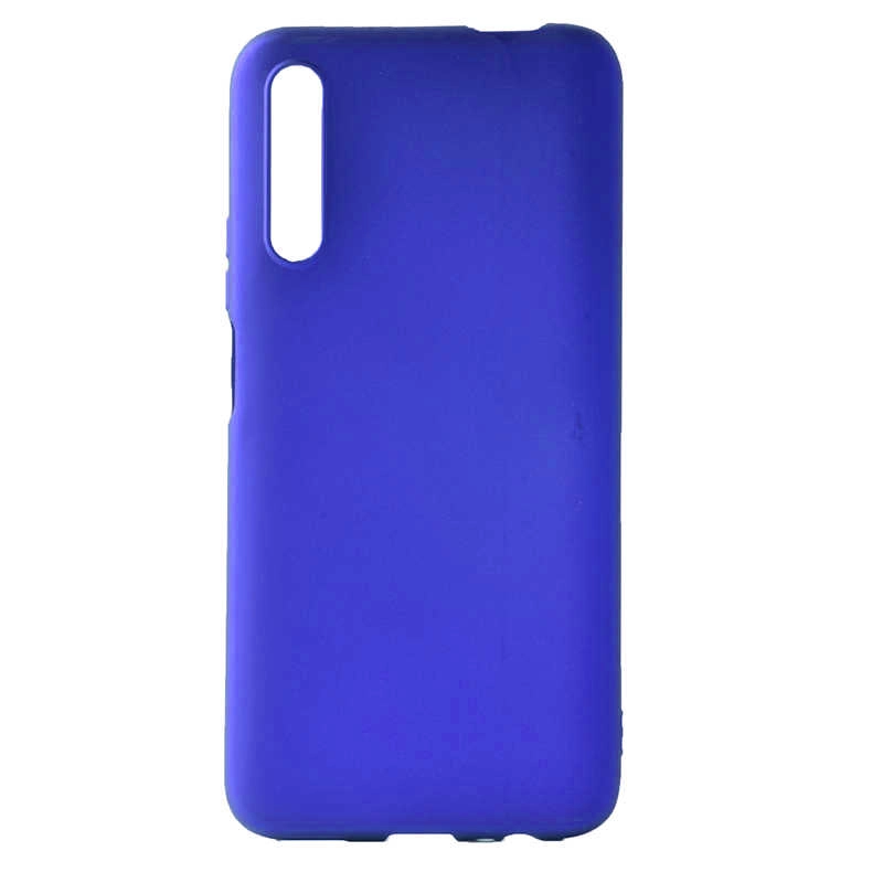 Huawei Uyumlu P Smart Pro 2019 Kılıf Zore Premier Silikon Kapak-Saks mavi