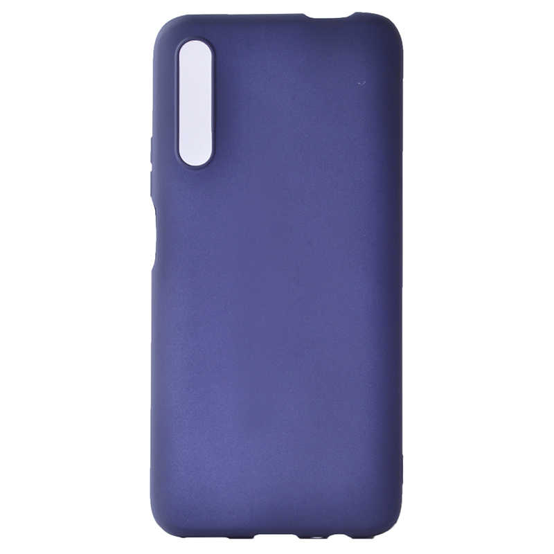 Huawei Uyumlu P Smart Pro 2019 Kılıf Zore Premier Silikon Kapak-Lacivert