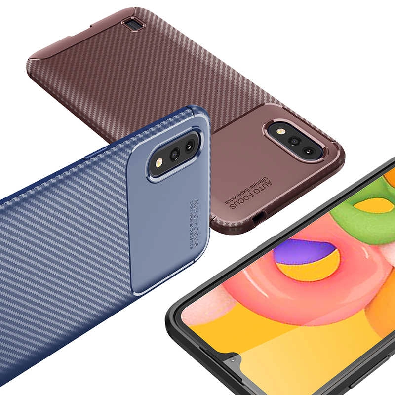 Galaxy Uyumlu A01 Kılıf Zore Negro Silikon Kapak