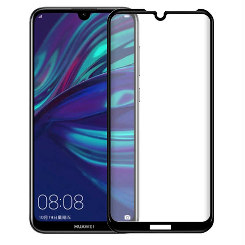 Huawei Uyumlu Y6S 2019 Zore Kenarları Kırılmaya Dayanıklı Cam Ekran Koruyucu