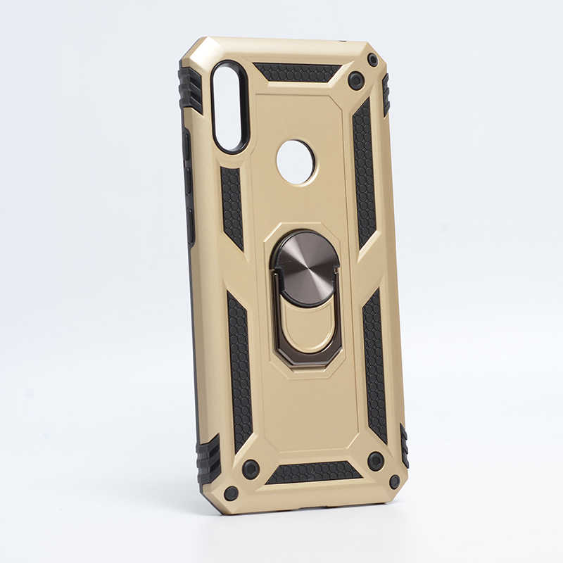 Huawei Uyumlu Y6S 2019 Kılıf Zore Vega Kapak-Gold