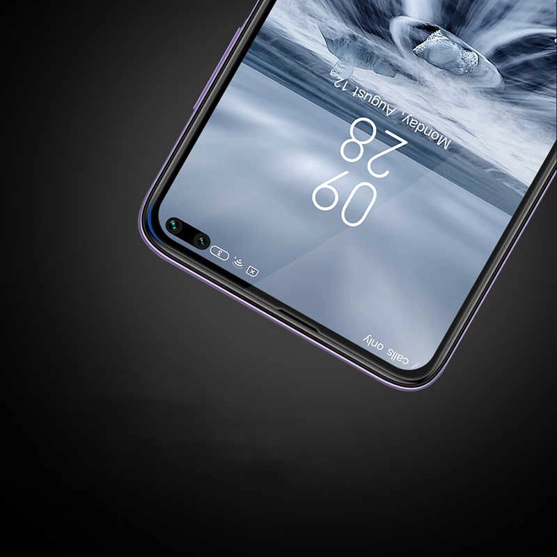Xiaomi Uyumlu  Redmi K30 Zore Kenarları Kırılmaya Dayanıklı Cam Ekran Koruyucu