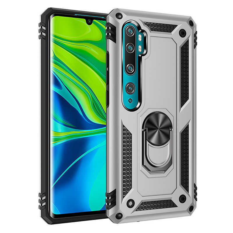 Xiaomi Uyumlu  Mi Note 10 Kılıf Zore Vega Kapak-Gri